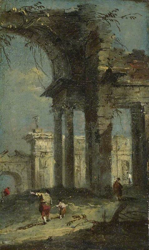 Capriccio con rovine - National Gallery, London